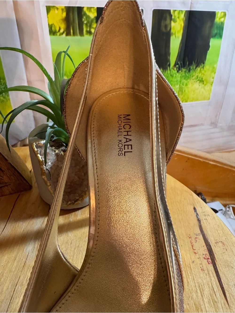 ✨ Michael Kors Glitter Pumps – Size 9M ✨